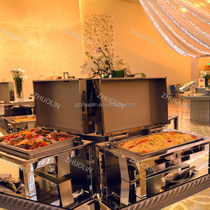 Ornate Catering Marmite Hammered Gold Hot Serving Chaffer Arabic-Chafing-<strong>Dish</strong> for Wedding Zaffa Buffet Hotel Ramadan <strong>Iftar</strong> <strong>Iftar</strong> - Product Image 2