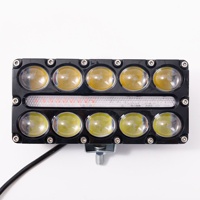 Motorcycle LED Double-row Spotlight High-Brightness Headlight IP65 for Car & Electric Vehicle Modification
