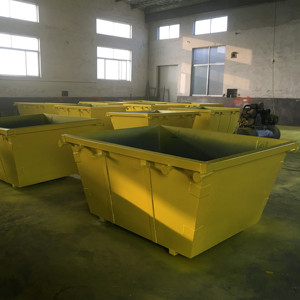 Recycling waste dumpster steel skip trailer skip bins
