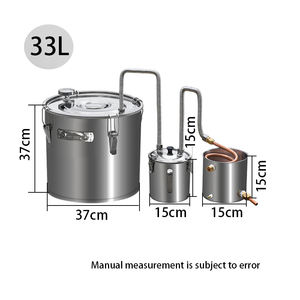 La macchina per acqua distillata con distillatore di alcol per uso domestico 33L con vapore a corde può produrre diversi sapori di <span class=keywords><strong>gin</strong></span> - Product Image 6