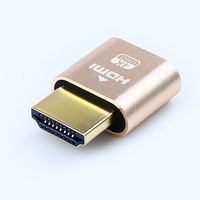 Dtech Émulateur d'Affichage 4K HDMI de Haute Qualité, Fictif, Moniteur Fantôme, Dongle sans Tête, OEM ODM