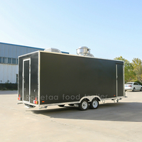 Robetaa remorque de caravane alimentaire remorque de camion de nourriture restaurant mobile entièrement équipé imbisswagen foodtruck