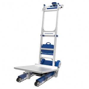 Carrello Saliscale Elettrico a Batteria per Carichi Pesanti, Elevatore a Mano con Cingoli per Salire le Scale - Product Image 1