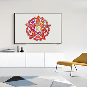 प्रारंभिक जोखिम पांच-नुकीला स्टार दीवार कला डिय सजावटी सिलिकॉन मोल्ड अद्वितीय होलोग्राफिक प्रभावों के लिए नए रचनात्मक ड्रॉप गोंद डिजाइन - Product Image 3