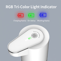 Dispensador de Jabón Portátil Recargable, Mini, de Pared, Sin Contacto, con Sensor Automático, Espuma, para Lavado de Manos, Hotel, Baño