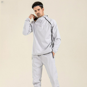 Combinaison de <span class=keywords><strong>sauna</strong></span> personnalisée avec logo 2025 pour une utilisation à domicile, vêtements de sport pour couples, fitness et course à pied, toutes saisons, taille élastique - Product Image 6