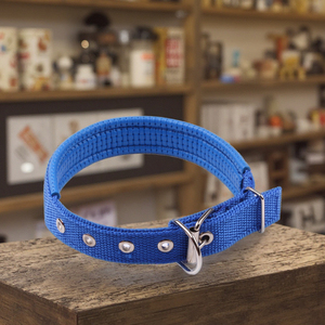 Colliers en mousse de nylon rayé à motif solide pour chiens et chats rembourrés avec des décorations de ruban 5 tailles en stock par le fabricant - Product Image 6