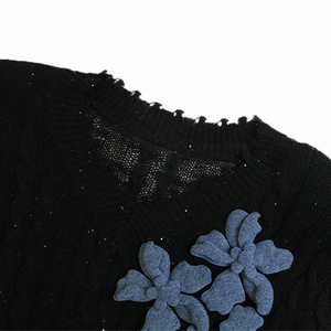 Maglione da donna in poliestere lavorato a <span class=keywords><strong>maglia</strong></span>, - Product Image 2