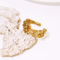 Ensemble de bijoux tendance pour femme : collier, boucles d'oreilles, bracelet et bague en cuivre de haute qualité – Collection complète pour mariage et soirée