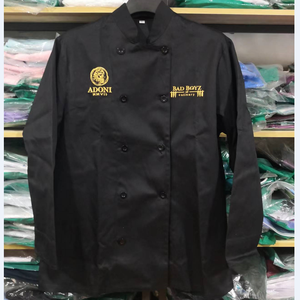 Uniforme de <span class=keywords><strong>Chef</strong></span> para <span class=keywords><strong>Restaurante</strong></span> y Bar, Chaqueta de <span class=keywords><strong>Chef</strong></span>, Chaqueta de Cocina para Hombre - Product Image 1