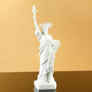 Creative Statue of Liberty Folk Art Model Ornament Epoxy <b>Resin</b> <b>Sculpted</b> Craft Decoration for Home Living Room Office Holiday - Product Image 4