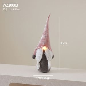 Factory Direct <b>Sale</b> Creative Light-Up <b>Gnome</b> Figures Bulk Christmas Decorations - Product Image 5