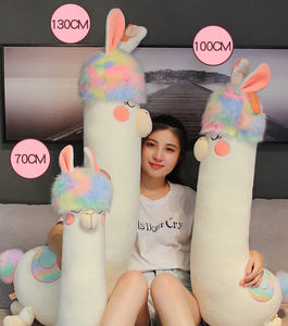 SongshanToys Sleep Peluches Peluches Grand <span class=keywords><strong>Coussin</strong></span> Animal <span class=keywords><strong>Personnalisé</strong></span> Fille Coeur Poupée Couleur <span class=keywords><strong>Magique</strong></span> Alpaga Doux Long Oreiller En Peluche Jouet - Product Image 3