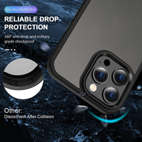 Coque de Téléphone Mate Haut de Gamme Luxe Verte Antichoc en TPU PC pour iPhone 15 14 13 12 11 Pro Max avec Protection d'Objectif Métallique