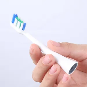 Aiwejay เกรดอาหาร PP หัวแปรงถ่านอินทรีย์สิ่งแวดล้อมไฟฟ้าแปรงสีฟันหัวแปรงสีฟันหัว