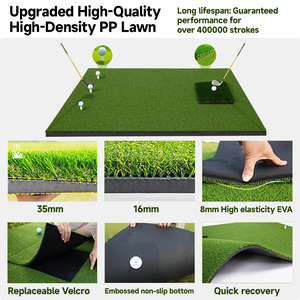 Tappetino da <span class=keywords><strong>Golf</strong></span> Premium da 5x4 piedi con inserti intercambiabili <span class=keywords><strong>tappetini</strong></span> da allenamento per guida con scheggiatura Swing <span class=keywords><strong>4</strong></span>-in-1 tappetino da <span class=keywords><strong>Golf</strong></span> ispessito - Product Image 3