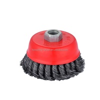 Brosse à fil d'acier industriel torsadée et nouée pour le polissage et le nettoyage - Offre Spéciale
