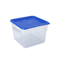 Vente en gros en vrac clair PC Ensembles de récipients de stockage des aliments avec couvercles de couleur Empilable-pour la maison et le restaurant