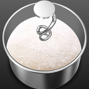 Bol mélangeur à spirale de remplacement en acier inoxydable 304 pour pâte, avec bride, pour boulangerie, <span class=keywords><strong>restaurant</strong></span> et cuisine - Product Image 2