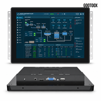 Monitor de Pantalla Táctil Capacitiva de 7/10.1/13.3/15.6/21.5 Pulgadas, HMI Integrado, VGA, para Control de Calidad en la Industria Automotriz