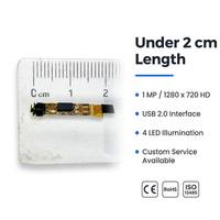 Cámara Endoscópica Ultra Mini con Sensor CMOS de 4x23 mm, 1MP, 720P, Gran Angular de 90°, Enfoque Ajustable de 20-60 mm, USB 2.0 para Tubo Flexible