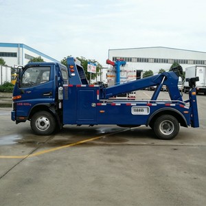 Camión de Remolque Pequeño JAC 4x2 con Plataforma y Elevador de Ruedas, Camión de Remolque de 5t con Cabrestante - Product Image 4