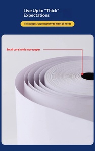 Thermal <b>Paper</b> Rolls with Small Core Convenient Thermal <b>Printer</b> Receipt Rolls POS Receipt Rolls with Small Core - Product Image 2