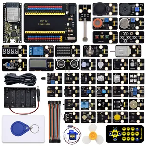 Kit électronique keystudio bricolage 42 en 1 Kit de capteur ESP32 avec carte de développement Esp32 apprendre C et programmation Python