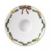 Bougeoir en céramique peint de luxe Encens Bougeoir de gratitude de Noël Brûleur d'encens en céramique