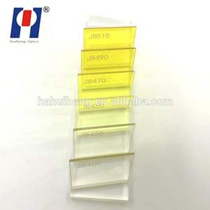 Filtri ottici personalizzati di fabbrica <span class=keywords><strong>giallo</strong></span> dorato JB400 GG400 dischi vetro finestra 400Nm lungo passaggio - Product Image 6