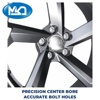 Jante en alliage d'aluminium forgé OEM 21 pouces 5x114.3 finition gris bronze, compatible avec Audi, capacité de charge élevée, fournisseur direct d'usine ODM
