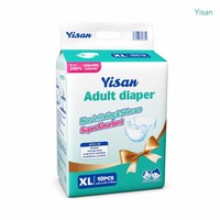 Popok Dewasa Yisan Super Serap Anti Bocor Nyaman Unisex OEM Label Pribadi Grosir Pemasok Partai Besar