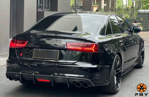 Hight Chất Lượng Kb Phong Cách Sợi Carbon Phía Sau Bumper Khuếch Tán Cho <span class=keywords><strong>Audi</strong></span> <span class=keywords><strong>A6</strong></span> <span class=keywords><strong>S6</strong></span> C7 C7.5 2012-2018 - Product Image 3
