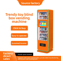 Distributeur automatique de 3 mini-boîtes mystères avec écran tactile 10 pouces, 5G, en acier inoxydable, lecture automatique de codes QR, sans surveillance 24h/24, pour jouets tendance