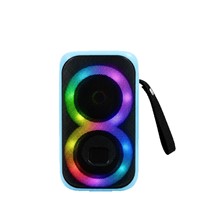 Nuevo SE-T23 Portátil para Altavoz 5.3, 50W de Salida, Soporte para Teléfono de Escritorio, Iluminación RGB, Mini Reproductor de Tarjetas, Audio para Uso en Exteriores