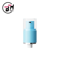 Flacon pulvérisateur en plastique bleu de 30 ml, vide, à brume fine, rechargeable, atomiseur cosmétique, format voyage