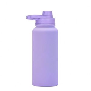 Custom 32oz Reusable Large Capacity Portable Sports Water <b>Bottle</b> Gym Cup Stainless Steel Water <b>Bottle</b> Direct Drinking <b>Flask</b> - Product Image 2
