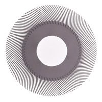 Disque abrasif en nylon à poils radiaux de 6 pouces pour le débavurage, le nettoyage, le polissage et le meulage des métaux