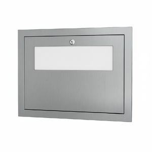 Distributeur de couverture de siège de toilette en acier inoxydable 304 pour toilettes commerciales porte-papier mural pour la protection sanitaire du siège - Product Image 1