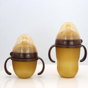 बेबी सप्लायर फ्री सैंपल बीपा फ्री एंटी कोलिक बेबी सिलिकॉन फीडिंग बोतल नवजात शिशु के लिए हैंडल के साथ नरम दूध की बोतलें - Product Image 5