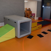 Fitness Gym Drop Stitch Dance Gym Training Tumble Track Air Tunnel utilisé comme balançoire, tunnel, toboggan, table de coffre-fort et plate-forme