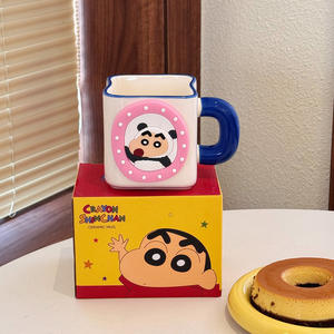 Crayon Shinchan <b>Ceramic</b> <b>Mug</b> With Handle Cartoon Design For Home Use Single Cup - Product Image 1