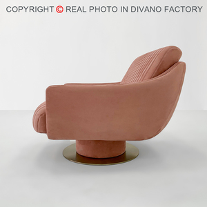 Sillón de Terciopelo para Sala de Estar, Cómodo, Moderno y Lujoso, Tapizado en Terciopelo, Modelo DS-LONGHI-01-SOL, Sillón de Terciopelo DS-LONGH - Product Image 3