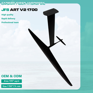 กระดานโต้คลื่นไฮโดรฟอยล์ JFS ART V2 1700 คาร์บอนฟอยล์บอร์ด 1997 ตารางเซนติเมตร ปีกยาวพิเศษ ชุดปีกหน้า/หลัง พร้อมเสาและลำตัว สำหรับการเล่นแบบออลราวด์ - Product Image 4