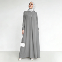 Abaya musulmane pour femmes, grande taille, été, printemps, automne, mariage, ODM, antistatique, respirante, légère, infroissable, faite à la main, en polyester