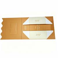 Boîte pliante rigide avec logo personnalisé, fermeture magnétique, gaufrage à chaud or, pour emballage cadeau cosmétique et soins de la peau, directement de l'usine