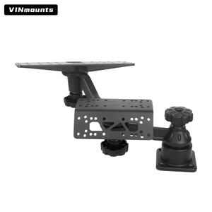 Support stable horizontal en aluminium pour triple détecteur de poissons, support multi-écrans réglable - Product Image 1