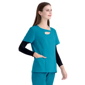Professional Custom Logo Nursing Medical Uniform Luxury Apparel Hospital Scrub Suits - Product Image 2