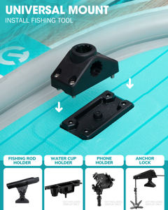 Prancha Inflável SUP de Fábrica da China 11'6'*35'*7'' com Câmara Dupla, Prancha de Stand Up Paddle para Pesca à Venda - Product Image 6