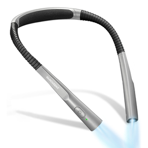Glocusent Nâng Cấp Trọng Lượng Nhẹ Linh Hoạt Xách Tay 1000MAh Có Thể Sạc Lại 3 Màu Thay Đổi Độ Sáng Mắt Chăm Sóc <span class=keywords><strong>LED</strong></span> Cổ Đọc Sách Ánh Sáng - Product Image 1